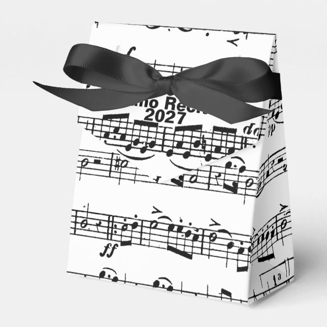Piano Sheet Music für Erwägungsgrund Geschenkschachtel (Vorderseite)
