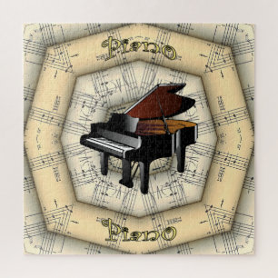 Piano ~ Strange Musical Design ~ Unique ~ Puzzle