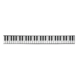 Piano-Tastatur, schwarz und weiß Satinband