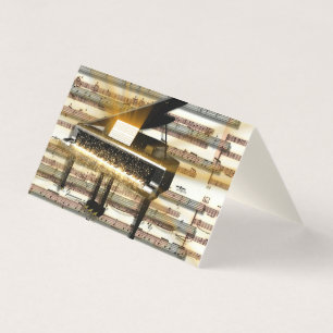 Piano Teacher Business Card Visitenkarten