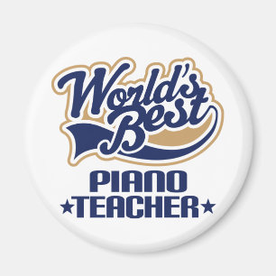 Piano Teacher-Geschenk Magnet