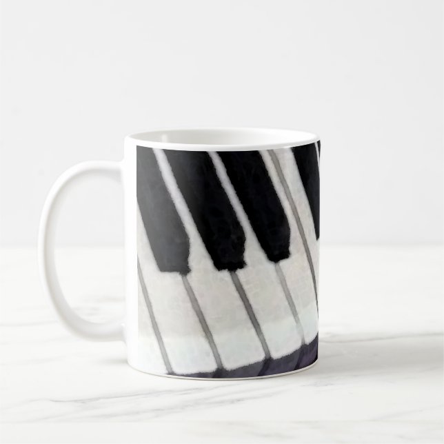 Piano Teacher-Geschenk Tasse (Links)