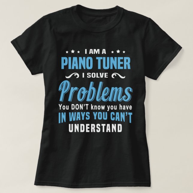 Piano Tuner T-Shirt (Design vorne)
