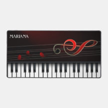Piano und Roter Clef