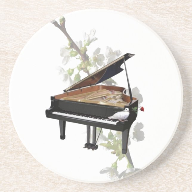 Piano-Untersetzer Sandstein Untersetzer (Vorne)