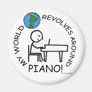 Piano - Weltumdrehungen Magnet