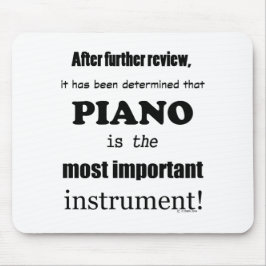 Piano wichtigstes Instrument Mousepad