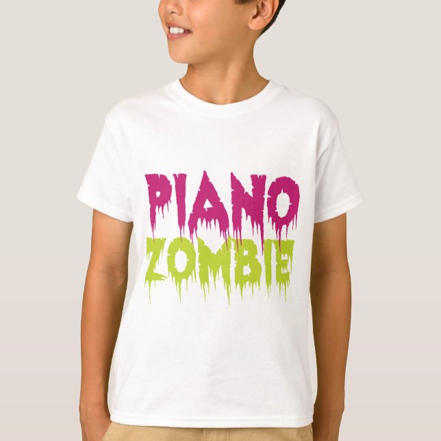 Piano Zombie T-Shirt (Vorderseite)