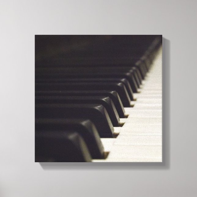 Pianoforte Wrapped Canvas Leinwanddruck (Vorderseite)