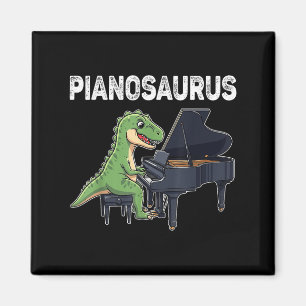 Pianosaurus Funny Dinosaurier Piano Kinder Musi Magnet