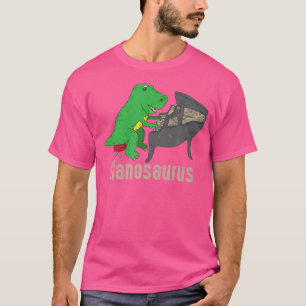 Pianosaurus Klavier-Shirt Dinosaur Percussion Musi T-Shirt