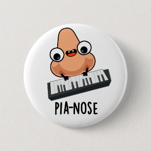 Pianose Funny Piano Nose Pub Button