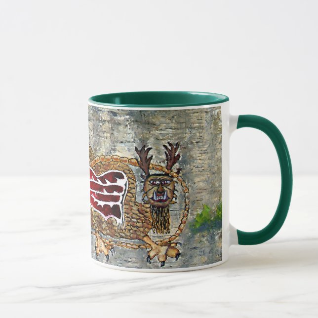 Piasa Bird Illinois Native American Legende Tasse (Rechts)