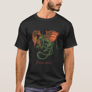 Piasa Vogel-Dunkelheits-Shirt T-Shirt