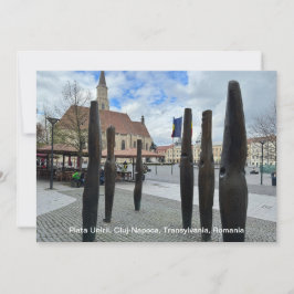 Piata Unirii, Cluj-Napoca, Rumänien, Feiertagskarte