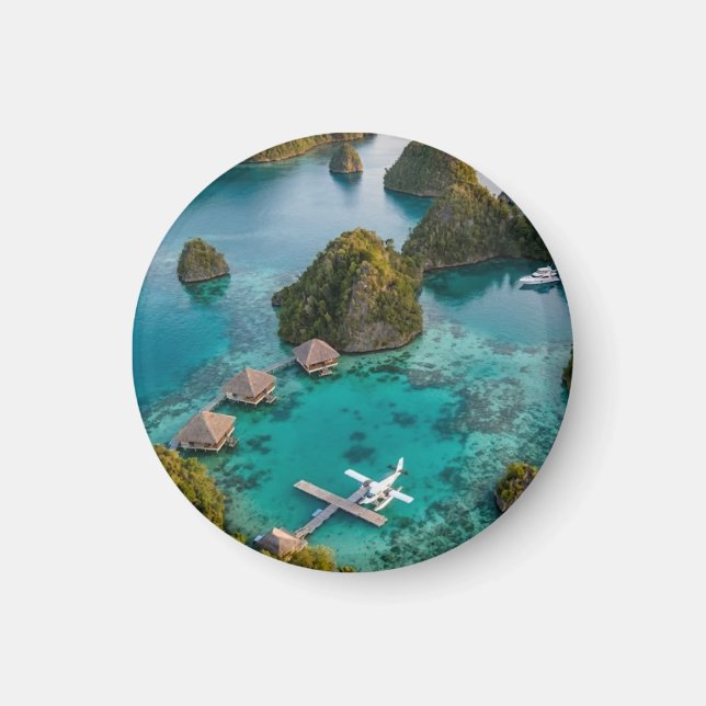Piaynemo Raja Ampat Inseln Paradies Blick Kunst Magnet (Vorne)
