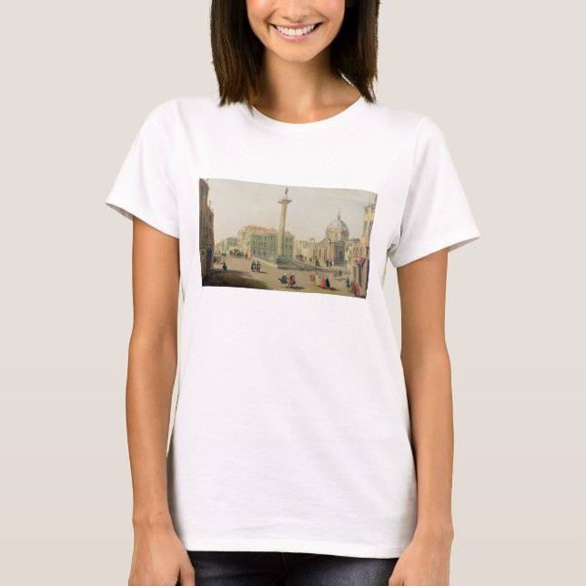 Piazza Colonna, Rom T-Shirt (Vorderseite)