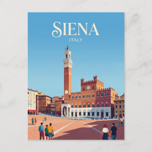 Piazza del Campo Italien Postkarte