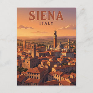 Piazza del Campo Italien Postkarte