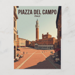 Piazza del Campo Italien Postkarte