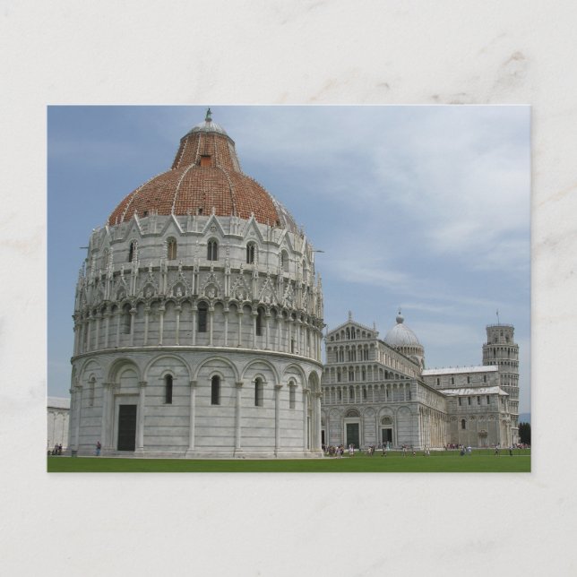 Piazza del Duomo in Pisa, Toskana, Italien Postkarte (Vorderseite)