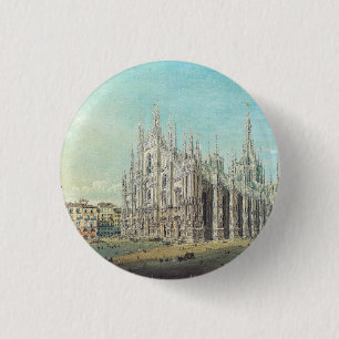 Piazza del Duomo, Mailand by Carlo Bossoli Button