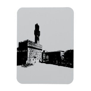 Piazza della Signoria in Florenz, Mittelitalien Magnet