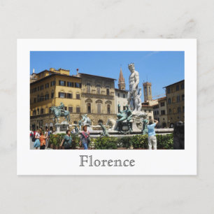 Piazza della Signoria Postkarte