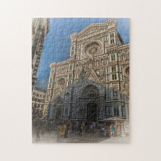 Piazza Duomo, Florenz, Italien Puzzle (Vertikal)