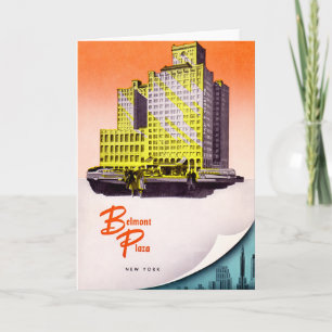 Piazza-Hotel New York City Belmont Karte