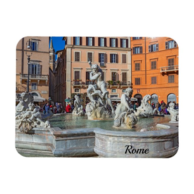 Piazza Navona Magnet (Horizontal)