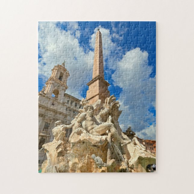 Piazza Navona Puzzle (Vertikal)