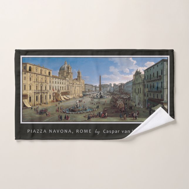 Piazza Navona, Rom Handtuch (Handtuch)