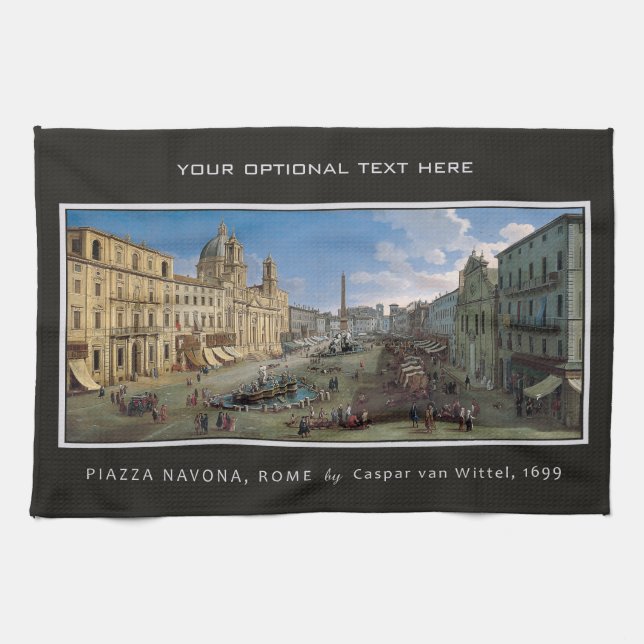 Piazza Navona, Rom Handtuchhandtuch Handtuch (Horizontal)