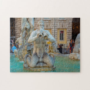 Piazza Navona Rom Italien. Puzzle