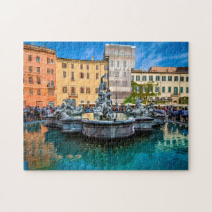 Piazza Navona Rom Italien. Puzzle