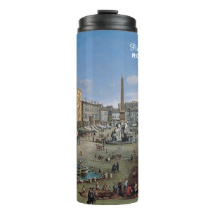 Piazza Navona, Rom Kunsthandwerker Thermosbecher
