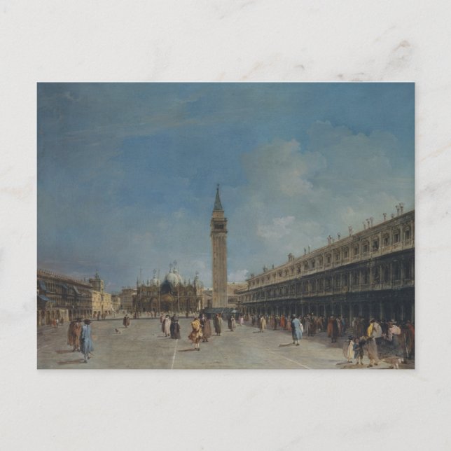 Piazza San Marco Postkarte (Vorderseite)