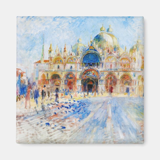 Piazza San Marco, Renoir Magnet (Vorne)