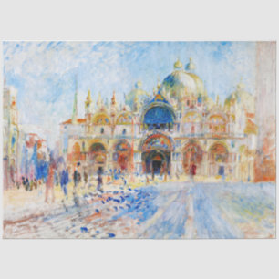 Piazza San Marco, Renoir Seidenpapier