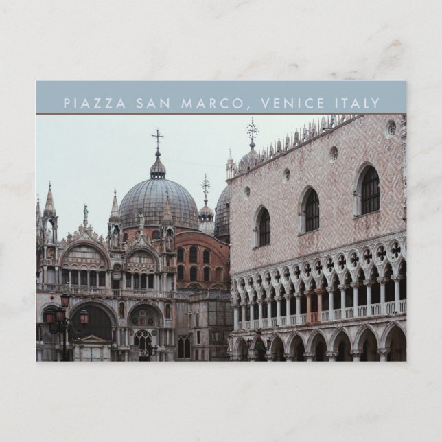 Piazza San Marco, Venedig Italien Postkarte (Vorderseite)