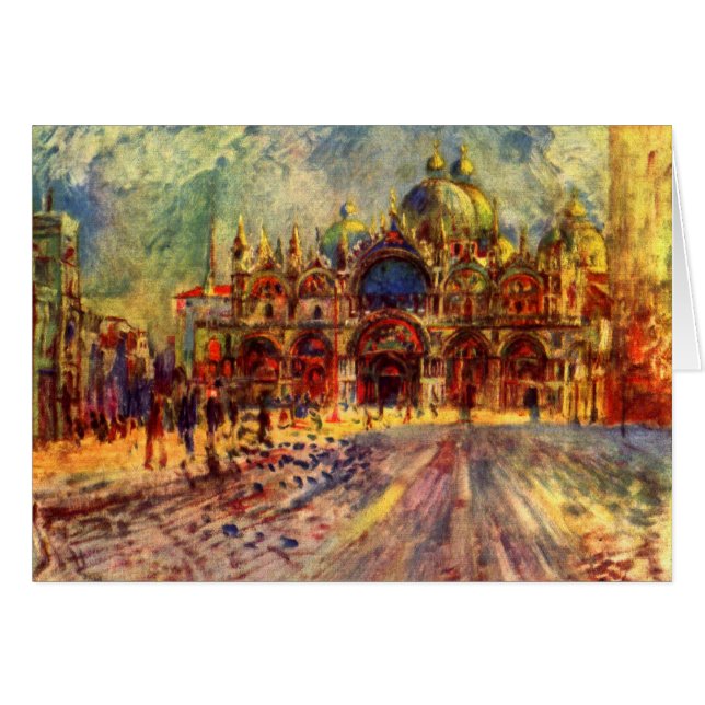 Piazza San Marco, Venedig von Pierre Renoir (Vorderseite (Horizontal))