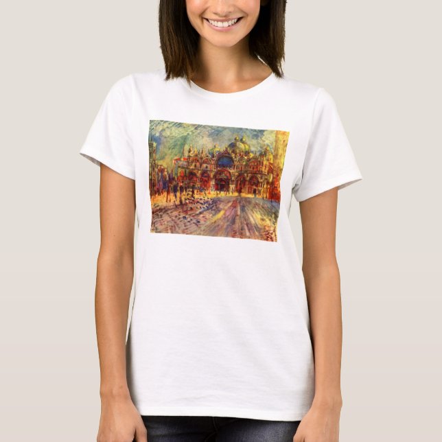 Piazza San Marco, Venedig von Pierre Renoir T-Shirt (Vorderseite)