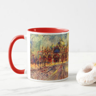Piazza San Marco, Venedig von Pierre Renoir Tasse