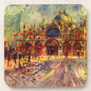 Piazza San Marco, Venedig von Pierre Renoir Untersetzer