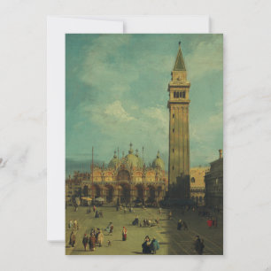 Piazza San Marco von Canaletto Einladung