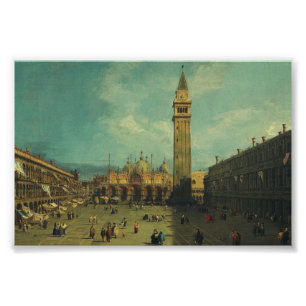 Piazza San Marco von Canaletto Fotodruck