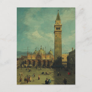 Piazza San Marco von Canaletto Postkarte