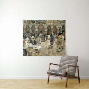 Piazza von San Marco, Venedig, 1883 von Willia Wandteppich