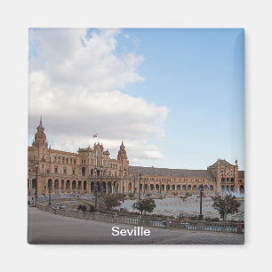 Piazza von Spanien in Sevilla Magnet